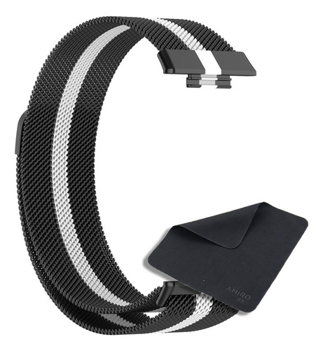 C Correa De Reloj De Acero Inoxidable Para Watch Fit 2