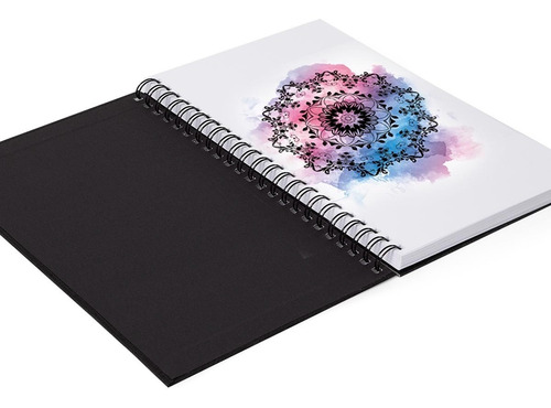 Imagem 10 de 10 de Sketchbook Caderno De Desenho 100págs 50 Folhas A4 180g
