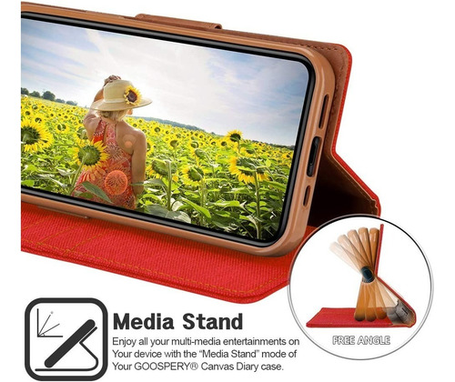 Funda Cartera Tarjetero Anticaidas Para Celulares Samsung