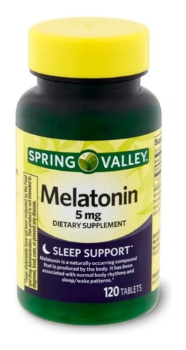 Spring Valley Vitamina Melatonina 5mg 120 Tabletas 