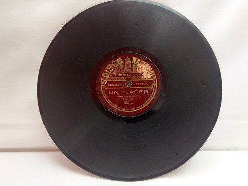 Disco Nacional Odeon 78 Rpm Orquesta Tipica De Roberto Firpo