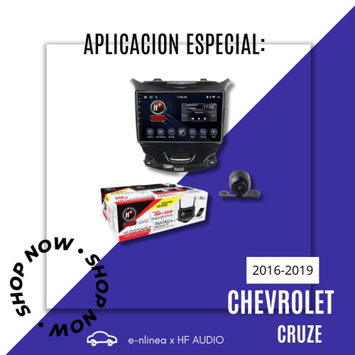 Autoestéreo Cruze 2016-2019 Pantalla Táctil 9 Android/ios