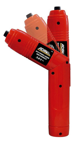 Destornillador Inalámbrico Recargable Adir 820 Color Rojo