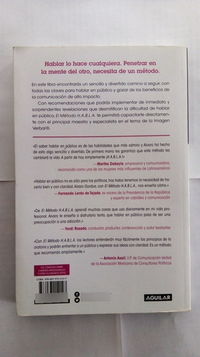 El Método Habla. Imagen Verbal En Cinco Sencillos Pasos. (Usado)
