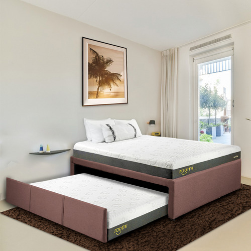 Pack 2 Colchones Individuales Roomi Smile + Bajo Cama Color Rosa