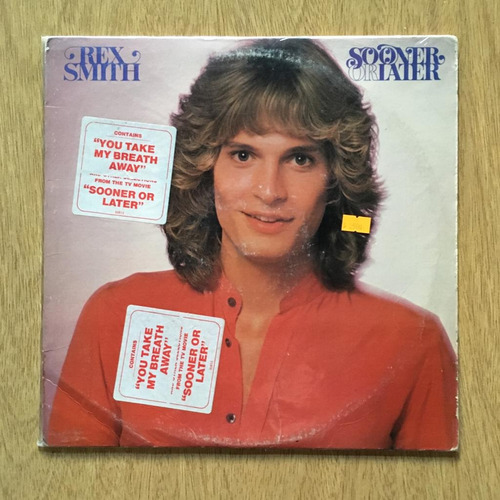 Rex Smith  Sooner Or Later Vinilo Lp Usa 1979