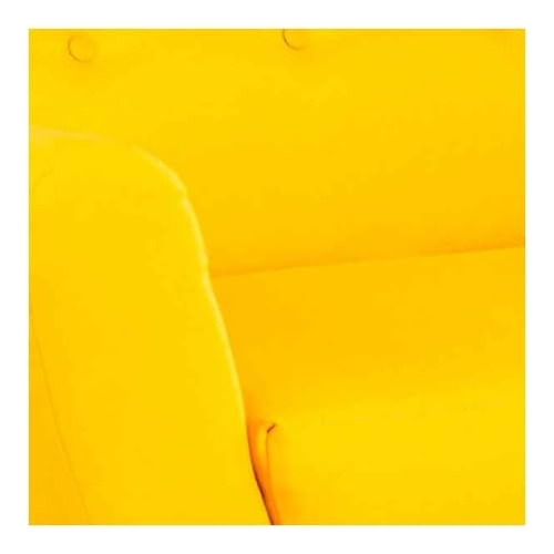Sillón Moderno Selena Amarillo Hecho En México