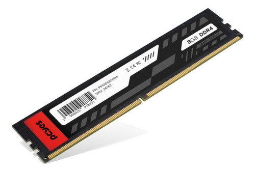 Memória Ram Ddr4 8gb 3200mhz Cl16 Pm083200d4 Black Pcyes