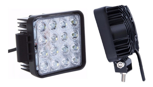 X2 Foco Faenero/neblinero 16 Led Alto Lúmen 48w 12-24v 55mm