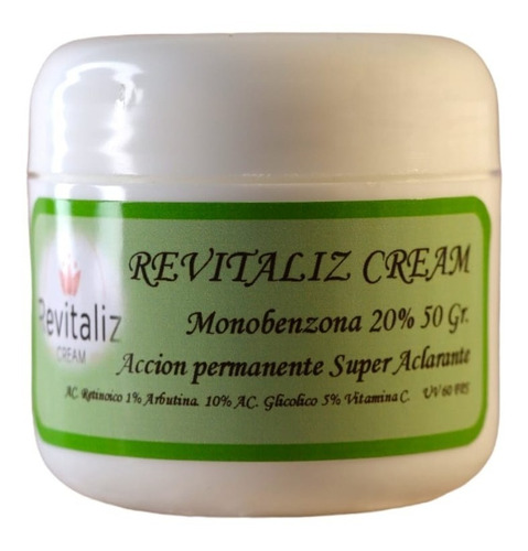 Crema Aclarante Permanente (monobenzona 50 Gr Al 20%)