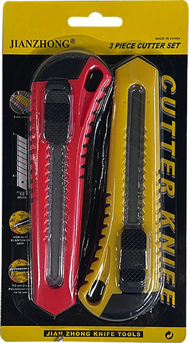 Cutter Trincheta Retractil Reforzado Grande Pack X 2 Oferta