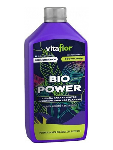 Terrafertil Fertilizante Vitaflor Bio Power 500cc