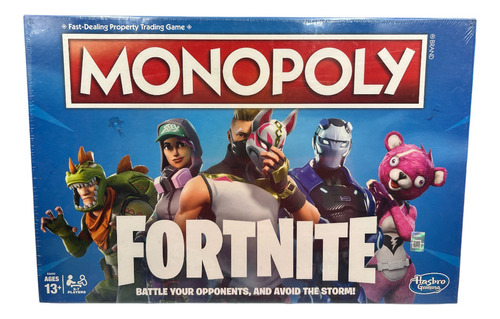 Monopoly Edición Fortnite Game Juego D Mesa Hasbro En Ingles