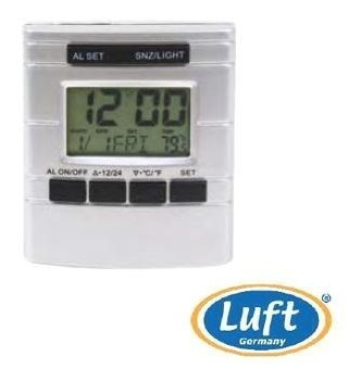 Reloj Despertador Con Termómetro - Funcion Snooze - Luft