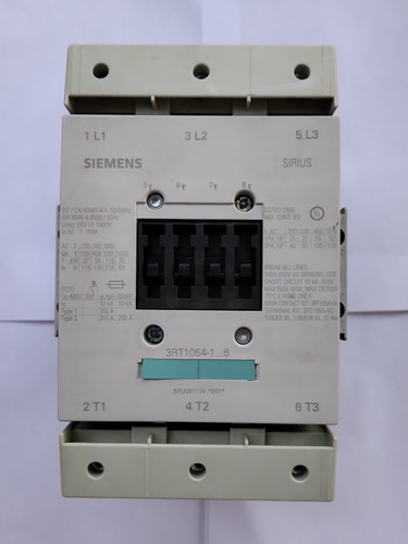 Contactor 3rt1054 220v Siemens 