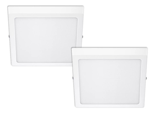 Combo X2 Plafones Led Colocar Philips Dl252 18w 1300lm Fria