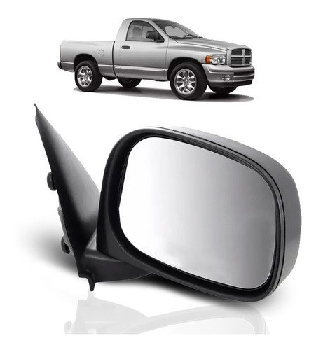 Retrovisor Dodge Ram 2500  2002 03 A 07 2008 Eletrico Preto