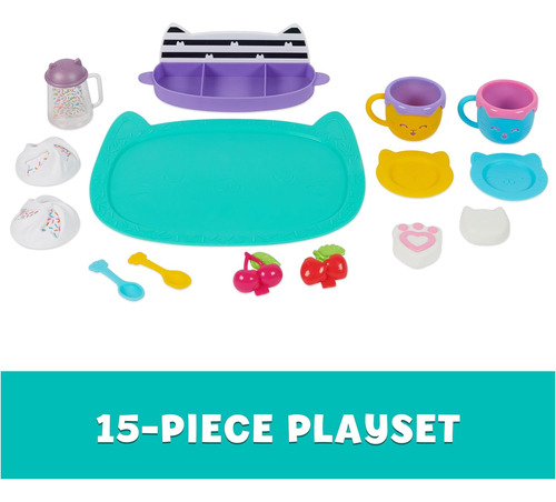 Gabbys Dollhouse Set De Postres Y Chocolates Color Rosa Clar