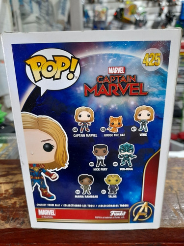 Funko Pop! Captain Marvel 425 Completo (Usado)