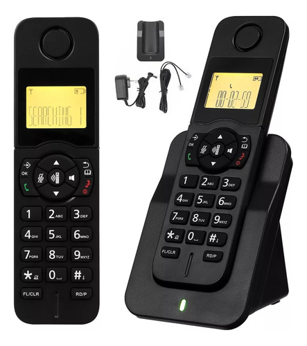 D1001 Teléfono Inalámbrico De Mano Con Lcd Pantalla Digital