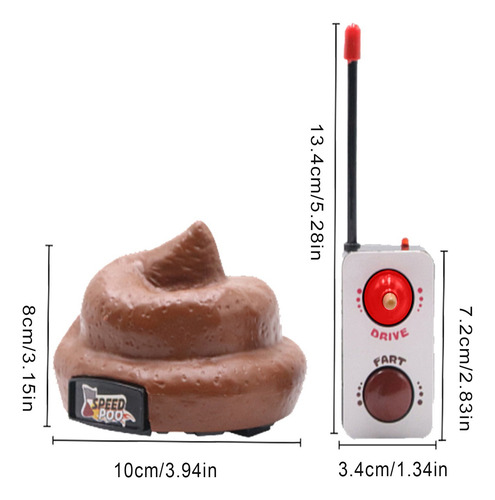 Um Brinquedo De Descompressão Com Controle Remoto Poop Car F