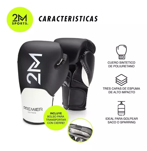 Guantes Boxeo 14 Oz Velcro Kick Importado Box Profesional - $ 19.999