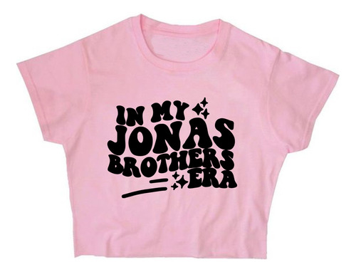 Remera Jonas Brothers In My Jonas Brothers Era Corta Pupera