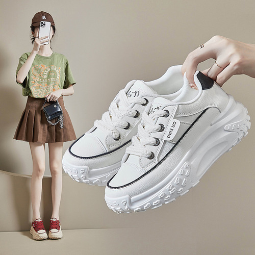 Zapatillas Deportivas Informales De Suela Gruesa Y