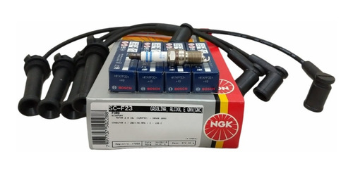 Juego Cables Bujia Ngk + Bujias Bosch Focus 2.0 16v