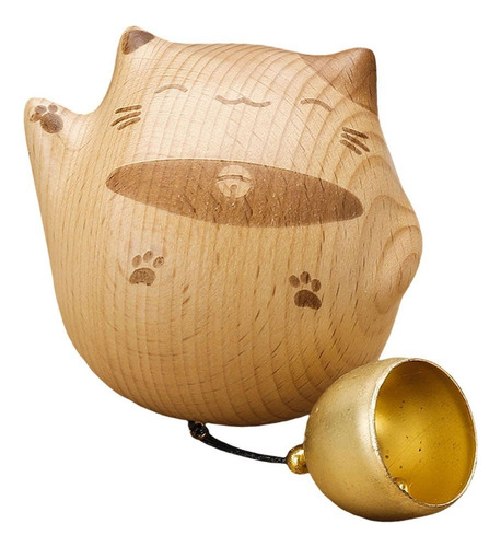 Timbre Decorativo De Madera Para , Timbre Colgante Con