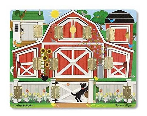 Melissa Y Doug Hide Y Seek Farm (juguetes De Desarrollo, Tab