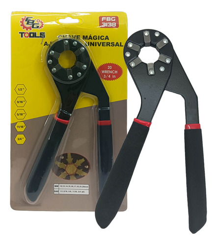 Chave Mágica Ajustavel Universal Fbg Tools Ajustável 20mm Em