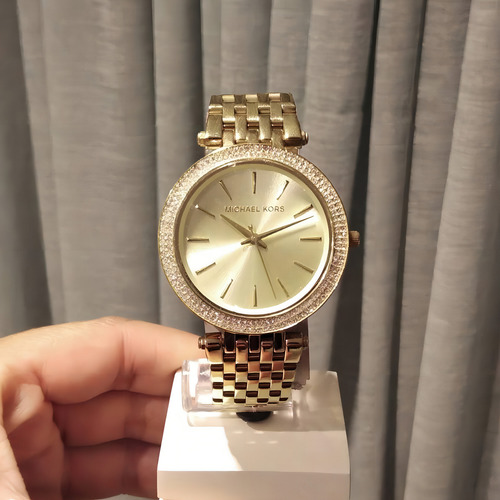 Relógio Michael Kors Feminino Dourado Analógico 39mm