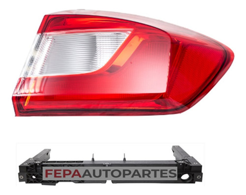 Mica Faro Giro Trasero Chevrolet Cruze 16/18 4 Ptas Exterior