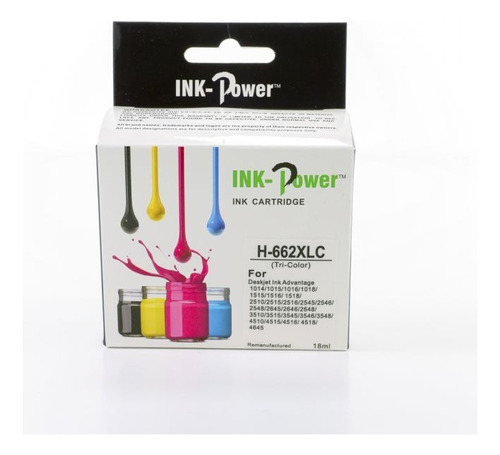 Tinta H-662xlc Tricolor Para Deskjet Ink Advantage 1014