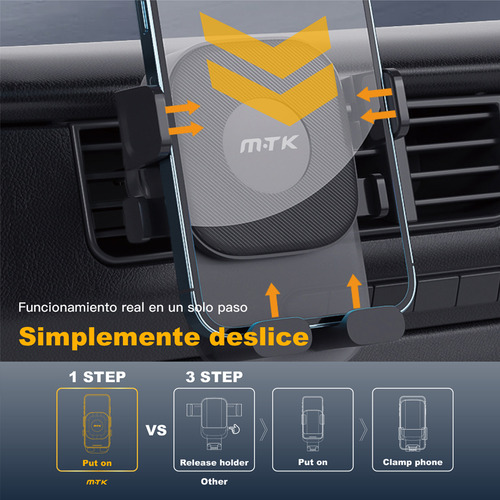Soporte Celular Auto Teléfono Para Ventilación De Coche