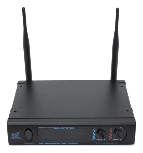Imagem 8 de 9 de Microfone Sem Fio Profissional Tsi Ud1200uhf Duplo 96 Canais