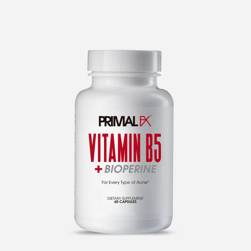 Vitamin B5 + Bioperine Fx Primal elimina Acné Sin sabor