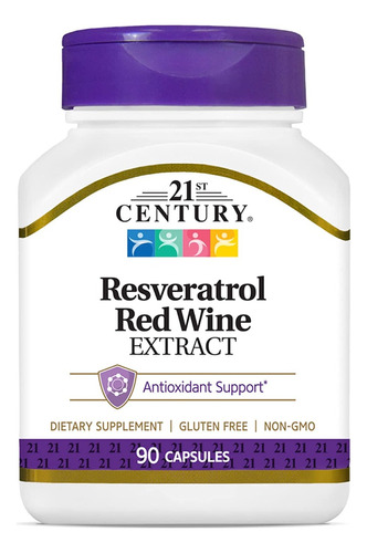 Cápsulas De Extracto  Resveratrol, 90 Unidades