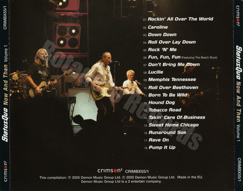 Status Quo Now And Then 3 Cd's 2005 Europe Estándar (Usado)