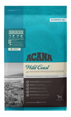 Imagen 1 de 2 de Alimento Acana Wild Coast para perro todos los tamaños sabor mix en bolsa de 5.9kg