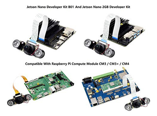 Compatible Con La Cámara Nvidia Jetson Nano Imx219-160, 8 Mp