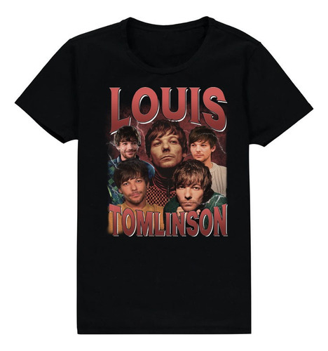 Remera Louis Tomlinson Estilo Vintage Dtf