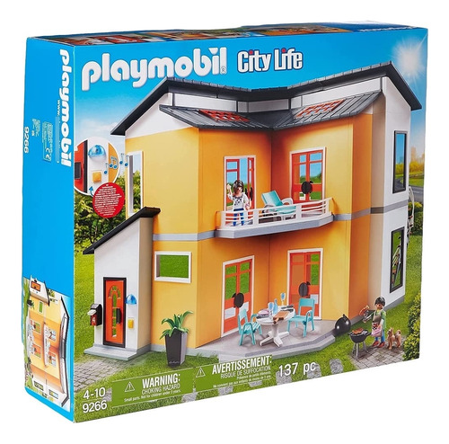 Playmobil Juego De Construcción De Casas Modernas