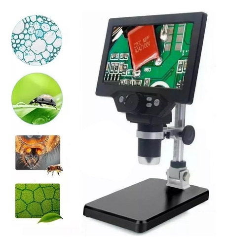 Microscopio Electrónico Académico Con 5.5in Pantalla Lcd Hd