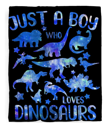 Just A Boy Who Loves Dinosaurs - Manta Azul, Regalos Para Ni