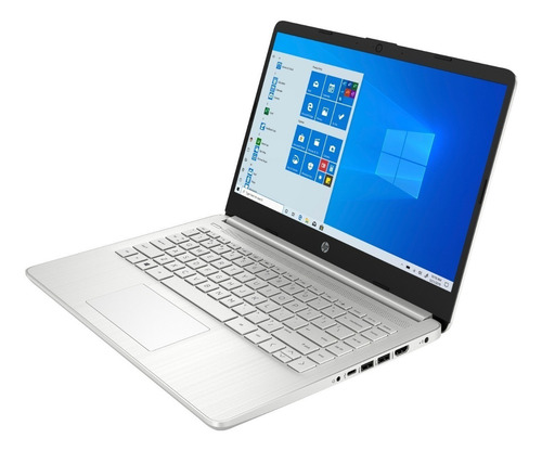 Imagen 2 de 4 de Notebook HP 14-DQ2024LA plateada natural 14", Intel Core i3 1115G4 8GB de RAM 256GB SSD, Intel UHD Graphics Xe G4 48EUs 1366x768px Windows 10 Home