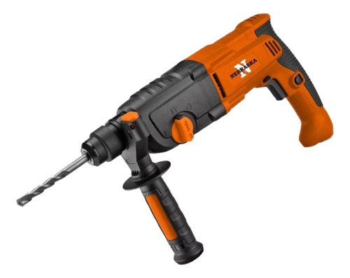 Rotomartillo electroneumático Nebraska NEMERM1026 naranja y negro con 1050W de potencia 220V