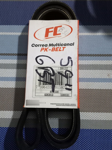 Correa Multicanal Ford Cargo 1721 Con A/a 8pk1500 Única 