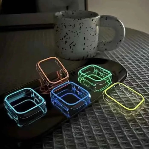 Case Protector Apple Watch Brilla En La Oscuridad Glow Neon